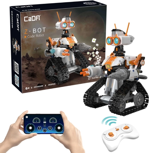 CaDA z.BOT Code Robot távirányítós robot LED fényekkel
