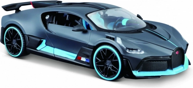Fém modell BUGATTI Divo 1:24 szürke–kék