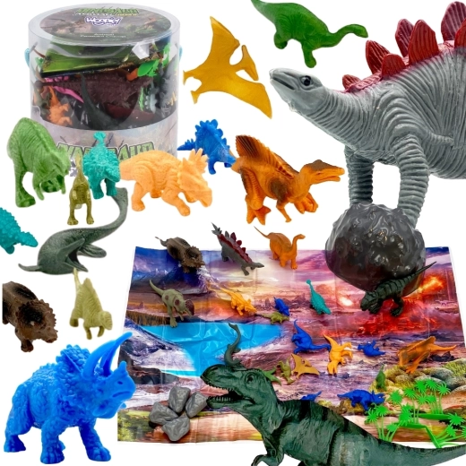 Dinoszaurusz Figurák Készlet 34 db WOOPIE