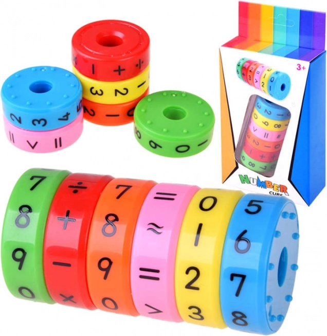 Mágneses matematikai henger gyerekeknek