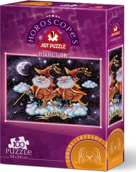 ART PUZZLE Ikrek – állatövi jegy, 100 darab