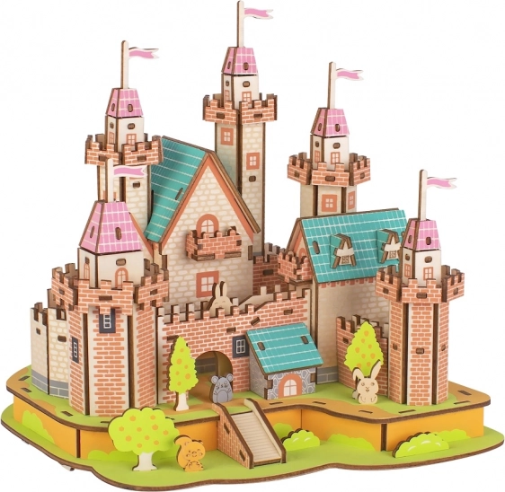 Fa 3D puzzle - Kastély a paradicsomban