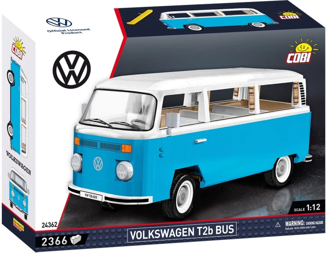 Cobi Volkswagen Transporter T2b Bus 1:12 építőkészlet