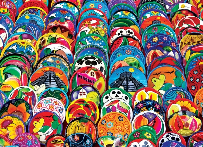 Puzzle Mexikói tányérok 1000 darab EUROGRAPHICS