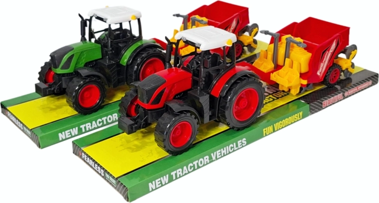 Traktor pótkocsis szóróval