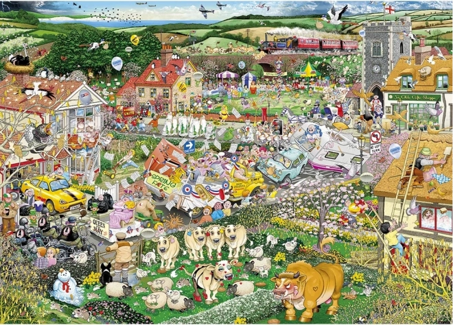 Puzzle Szeretem a tavaszt 1000 darabos