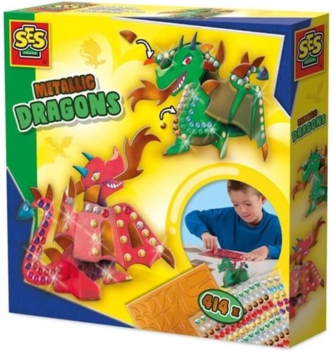 SES Creative metálos sárkánydíszítés