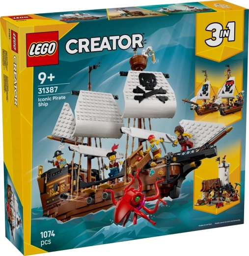 LEGO Creator 3 az 1-ben legendás kalózhajó