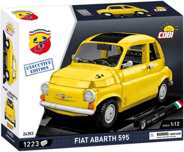 Cobi Fiat Abarth 595 Executive Edition építő készlet 1:12 (1223 darab)