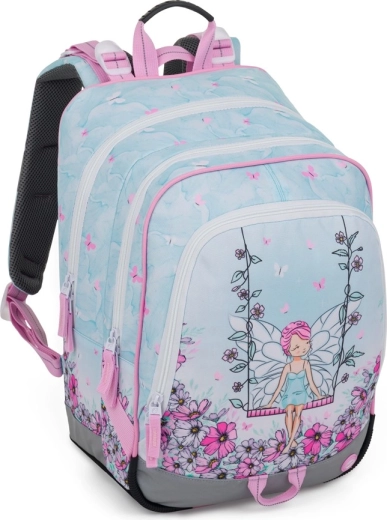 Bagmaster alfa háromrekeszes iskolatáska tündér