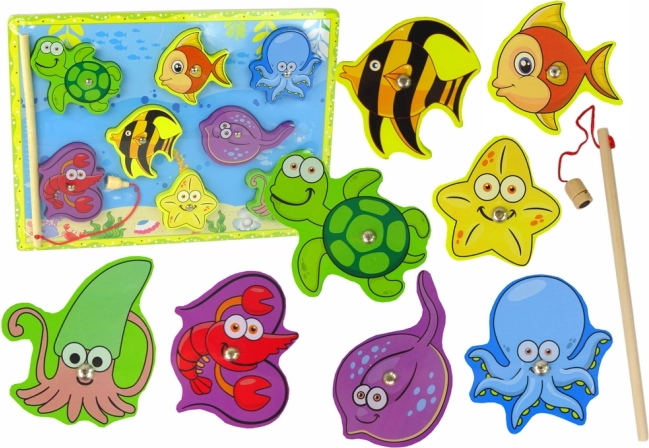 Fa tengeri állatok vadász szett