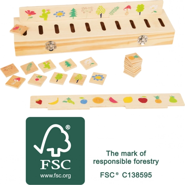 Fa motoros oktató játék Small Foot osztályozáshoz