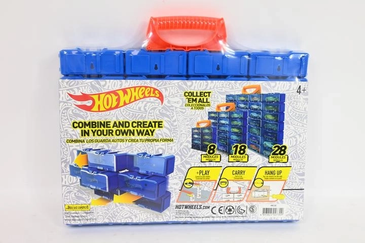 Hot Wheels moduláris autótartó bőrönd (28 rekesszel)