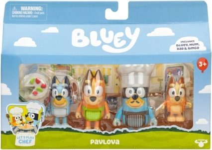 Bluey figurkakészlet – Ideje a desszertnek – 4 db