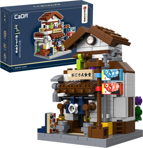 CaDA mini japán étterem építőkészlet, 313 darab