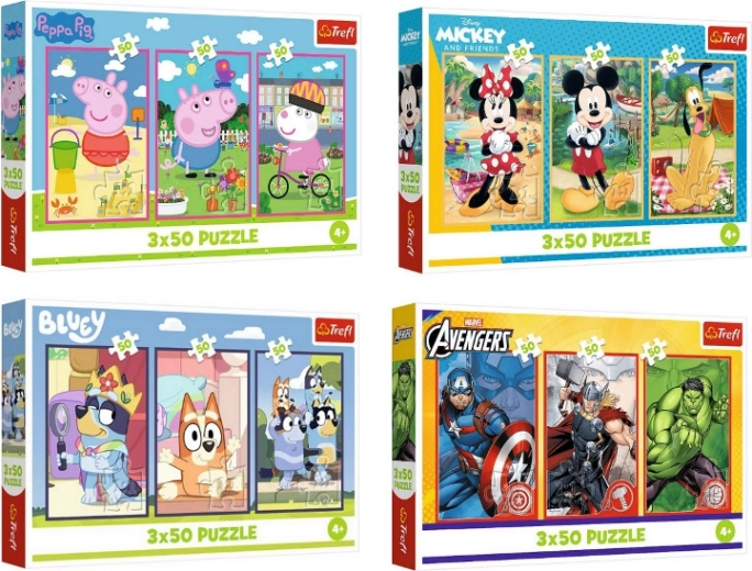 3×50 darabos puzzle – véletlenszerű motívum