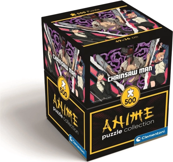 CLEMENTONI Anime Chainsaw Man puzzle, 500 darabos