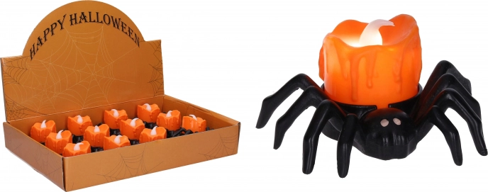 halloween világító pók dekoráció
