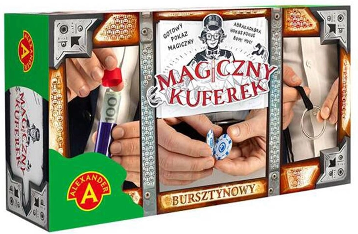 Bursztynowy varázsbőrönd trükkökhez