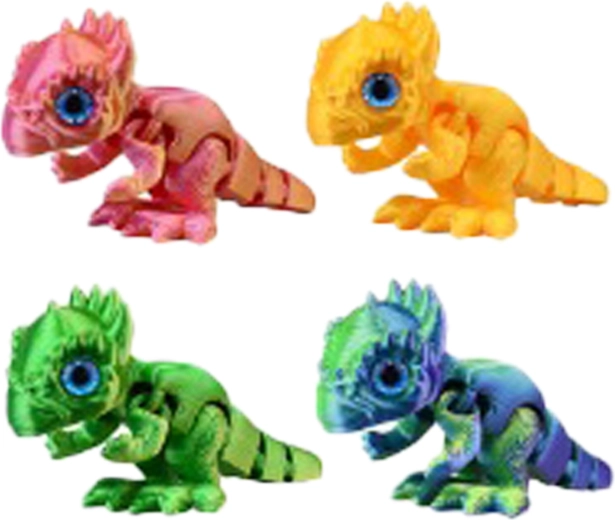 Varázslatos 3D dinoszaurusz 9 cm