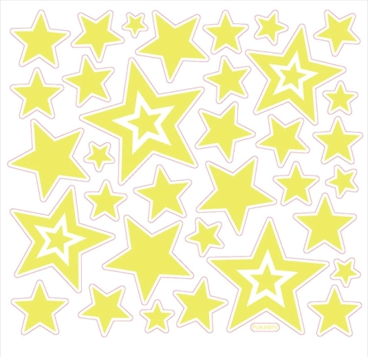 Világító falmatricák – csillagok