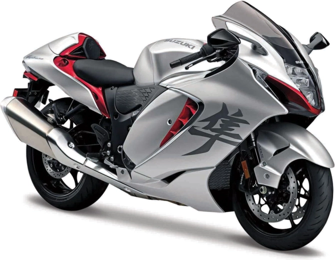 Maisto Suzuki Hayabusa 2022 motorkerékpár modell 1:12