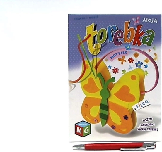 MOJA TOREBKA filc táska pillangó