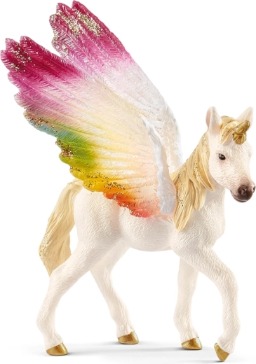 Schleich szárnyas szivárványos unikornis csikó