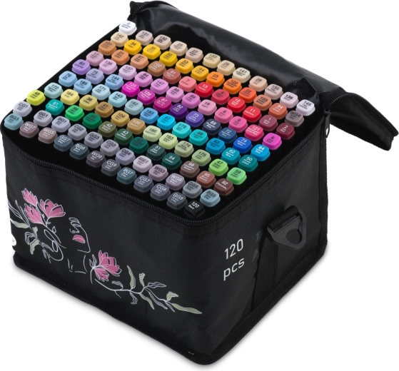 120 telt szín hordozható tokban