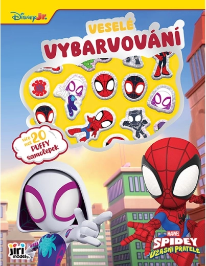Vidám színezés szuper matricákkal – Spidey