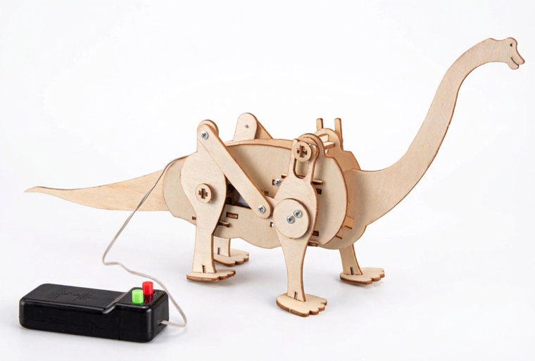 Kábellel vezérelhető Brachiosaurus dinoszaurusz építőkészlet