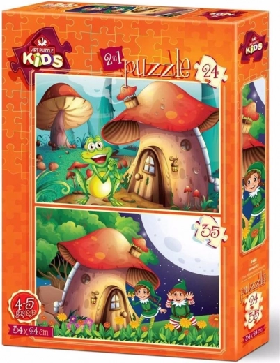Puzzle Gomba-házikó 24 és 35 darabbal – ART PUZZLE