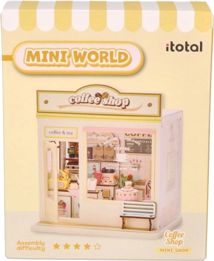 i-Total mini dioráma DIY kávézó – saját összeállításhoz