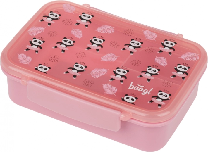 Baagl uzsonnás doboz rekeszekkel Panda
