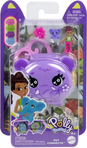 Polly Pocket Elefánt Figura Készlet
