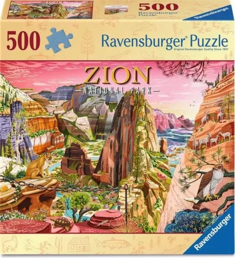 Ravensburger puzzle Zion Nemzeti Park 500 darabos