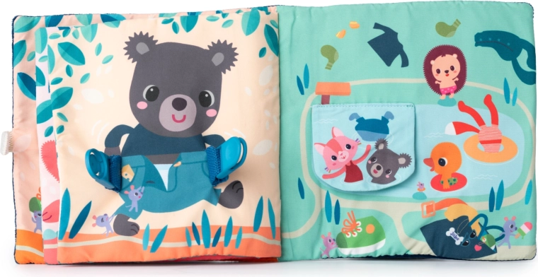 Lilliputiens - textilkönyv Tanuljunk öltözködni, kutyus Jules