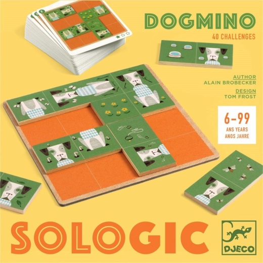 Fa logikai játék Dogmino