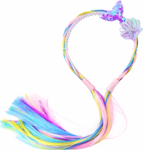 Varázslatos szivárványos copf