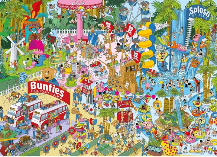 Puzzle Jokesaws: Trouble in Paradise 1000 darab