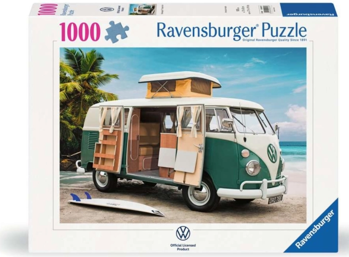 Ravensburger Volkswagen T1 lakóautó puzzle, 1000 darabos