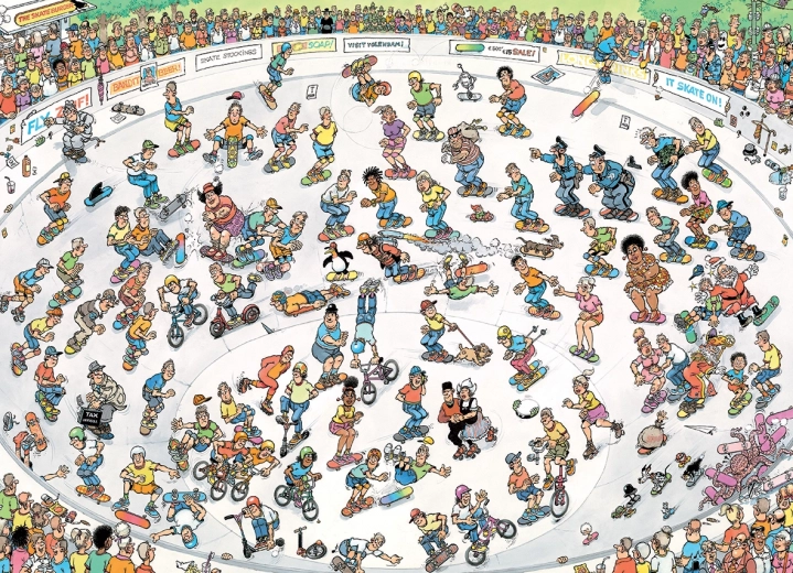 JUMBO puzzle Jan van Haasteren – Hullámvasút, 1000 darab