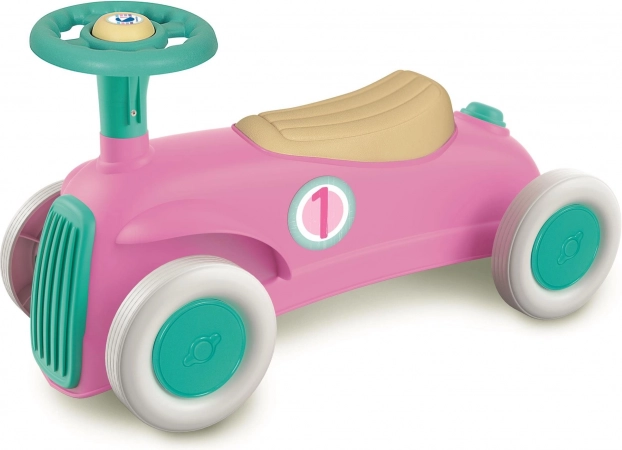 BABY CLEMENTONI lábbal hajtós – Az első autóm – rózsaszín (Play for Future)