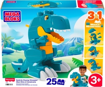 Mega Bloks dinoszaurusz 3 az 1-ben építőkészlet