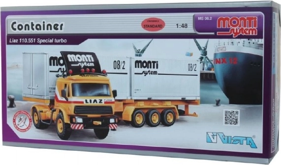 Monti System Építőkészlet Konténer