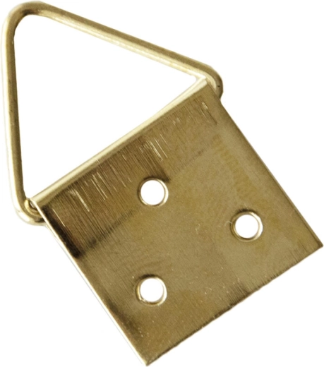 Képakasztó szem 16 × 15 mm, 4-es méret, sárgaréz (250 db)