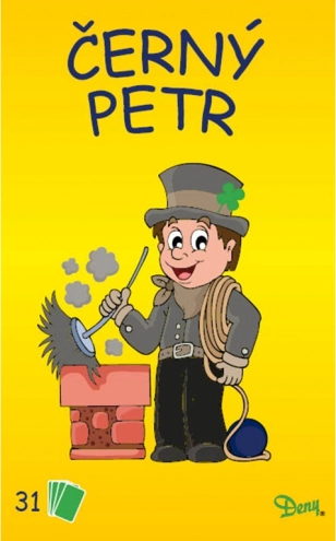 Fekete Péter kártya – kéményseprő, sárga doboz
