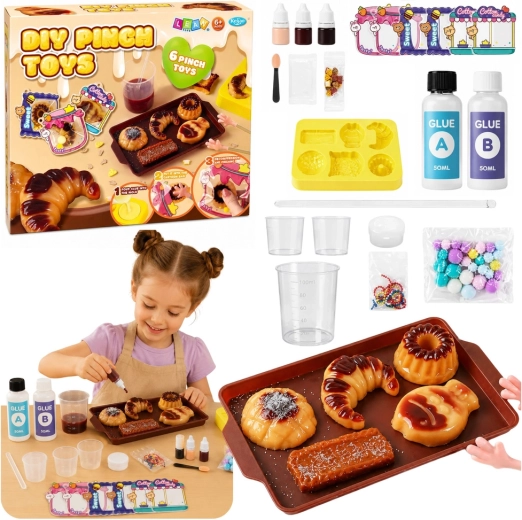 Kreatív DIY készlet squishy nyomkodható édességek készítéséhez