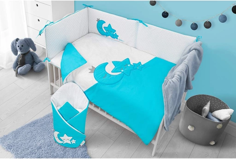 Megnyugtató hold- és csillagmotívum