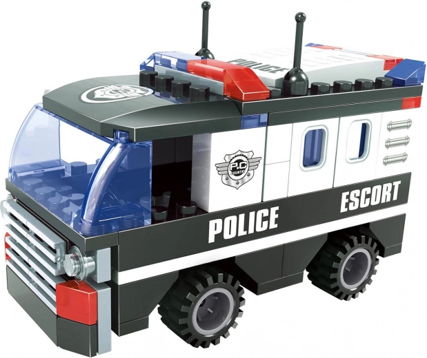 kompatibilis BLOXO rendőrségi autó építőkészlet, 106 db